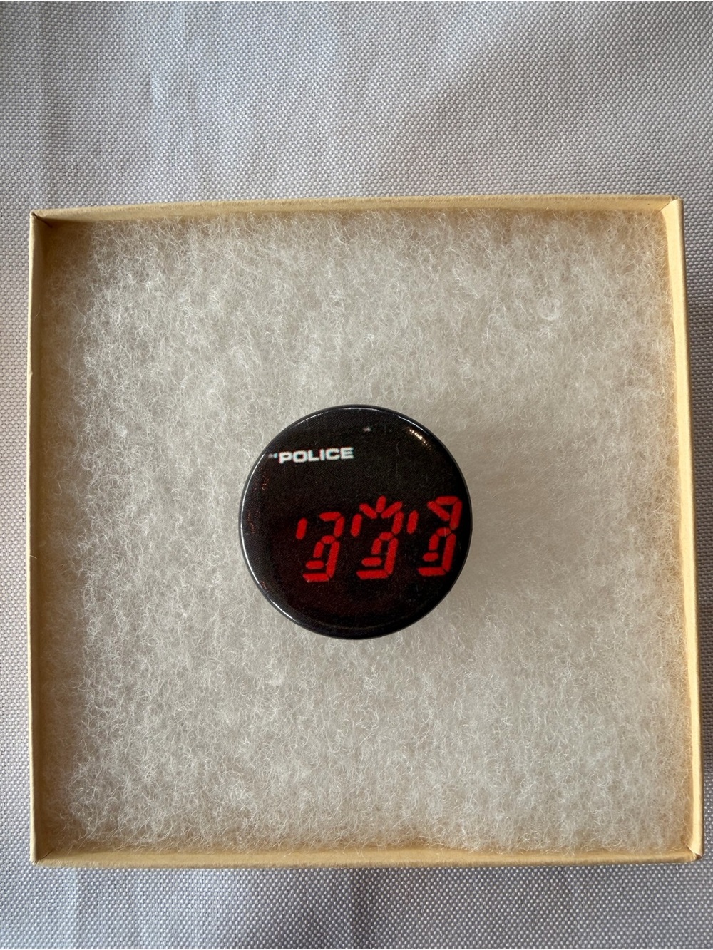 Vintage 1983 The Police Pin from the Ghost In The Machine Album